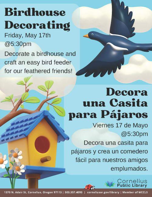 Birdhouse Decoration | Decora una Casita para Pájaros header image