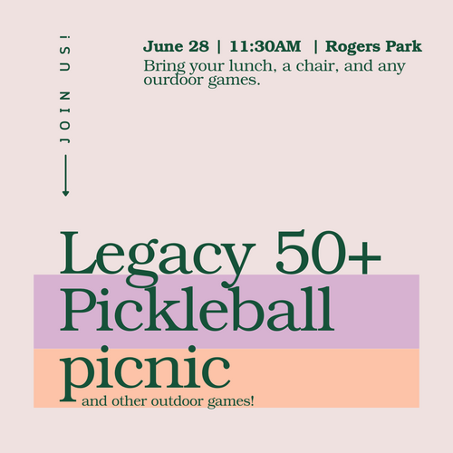 legacy 50+ Pickleball + Picnic header image
