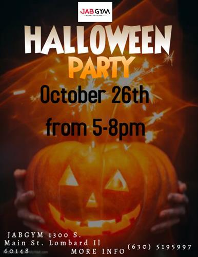 Halloween Fitness Party header image