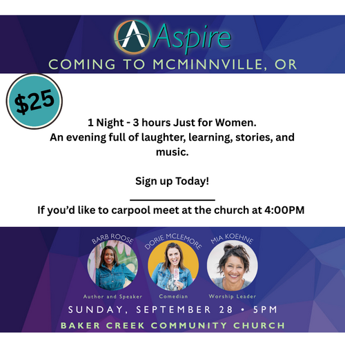 Aspire Women's event header image