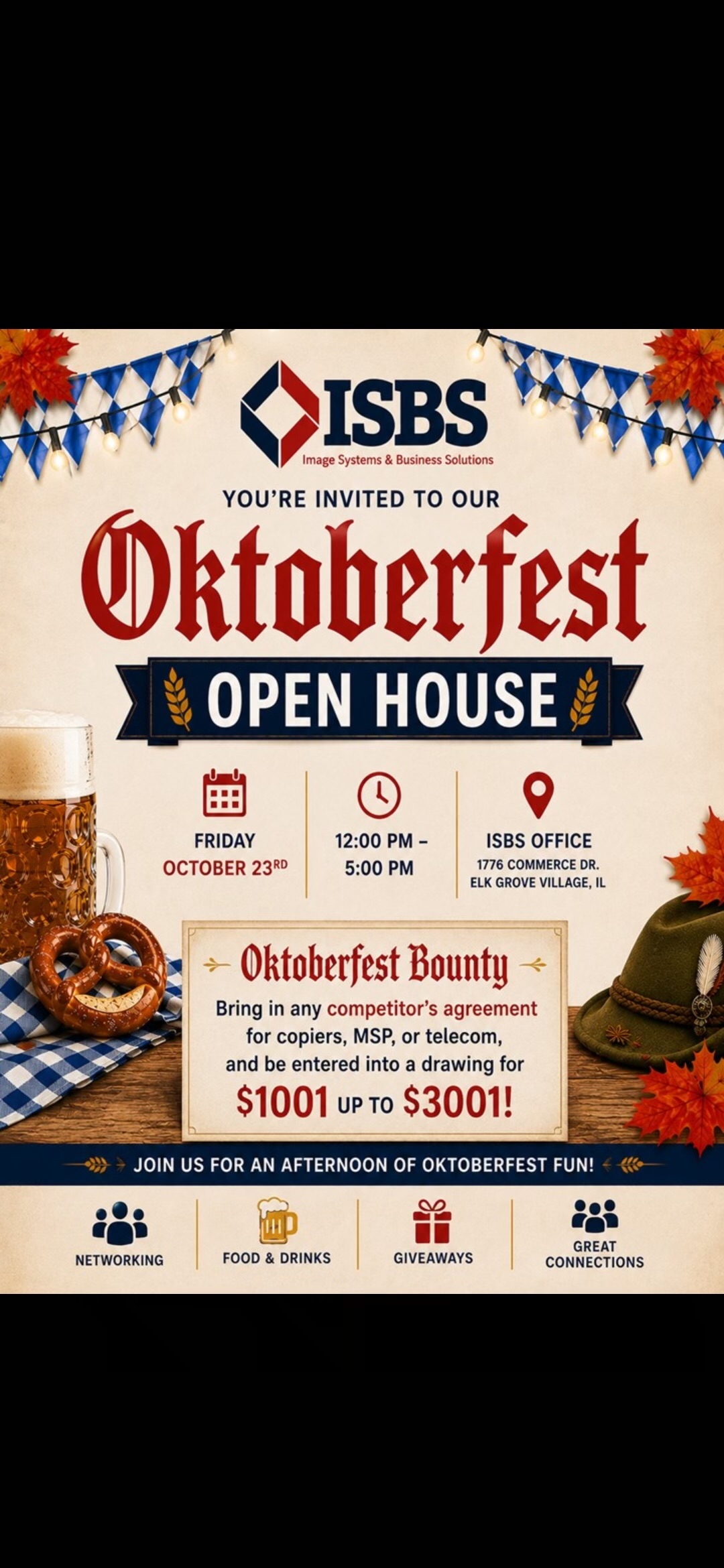 ISBS Oktoberfest 2026 header image