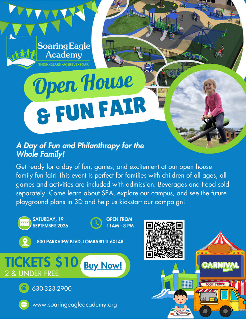 Open House & Fun Fair at Soaring Eagle Academy! header image