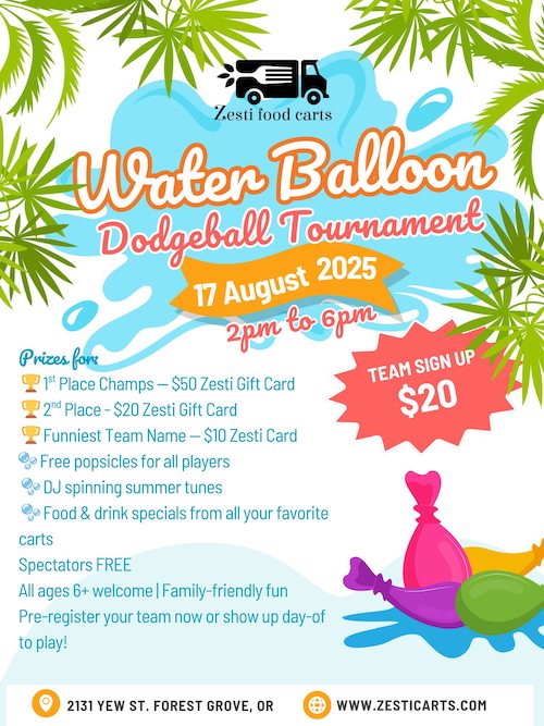 Water Balloon Dodgeball Tournament header image