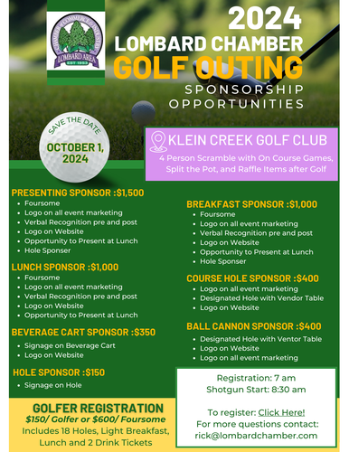 2024 Chamber Golf Outing header image