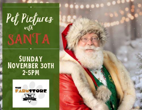 Pet Pictures with Santa header image