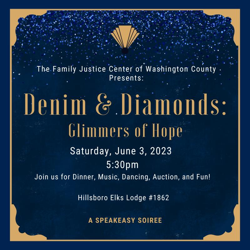 Denim & Diamonds Gala: Glimmers of Hope FJCWC header image