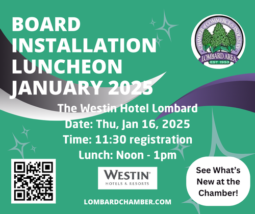 2025 January Board Installation Luncheon header image