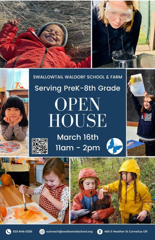 Swallowtail Waldorf School & Farm Open House header image