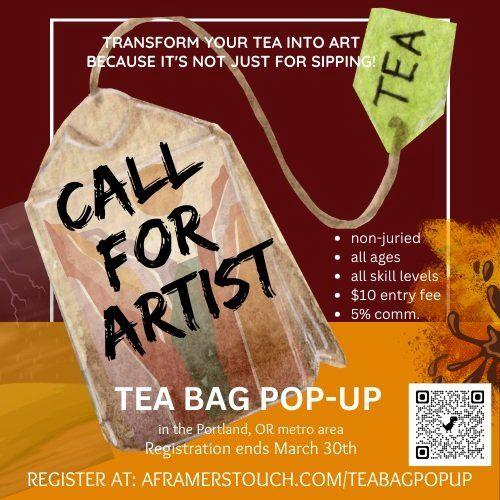 Second Annual Tea Bag Pop-up Exhibit header image