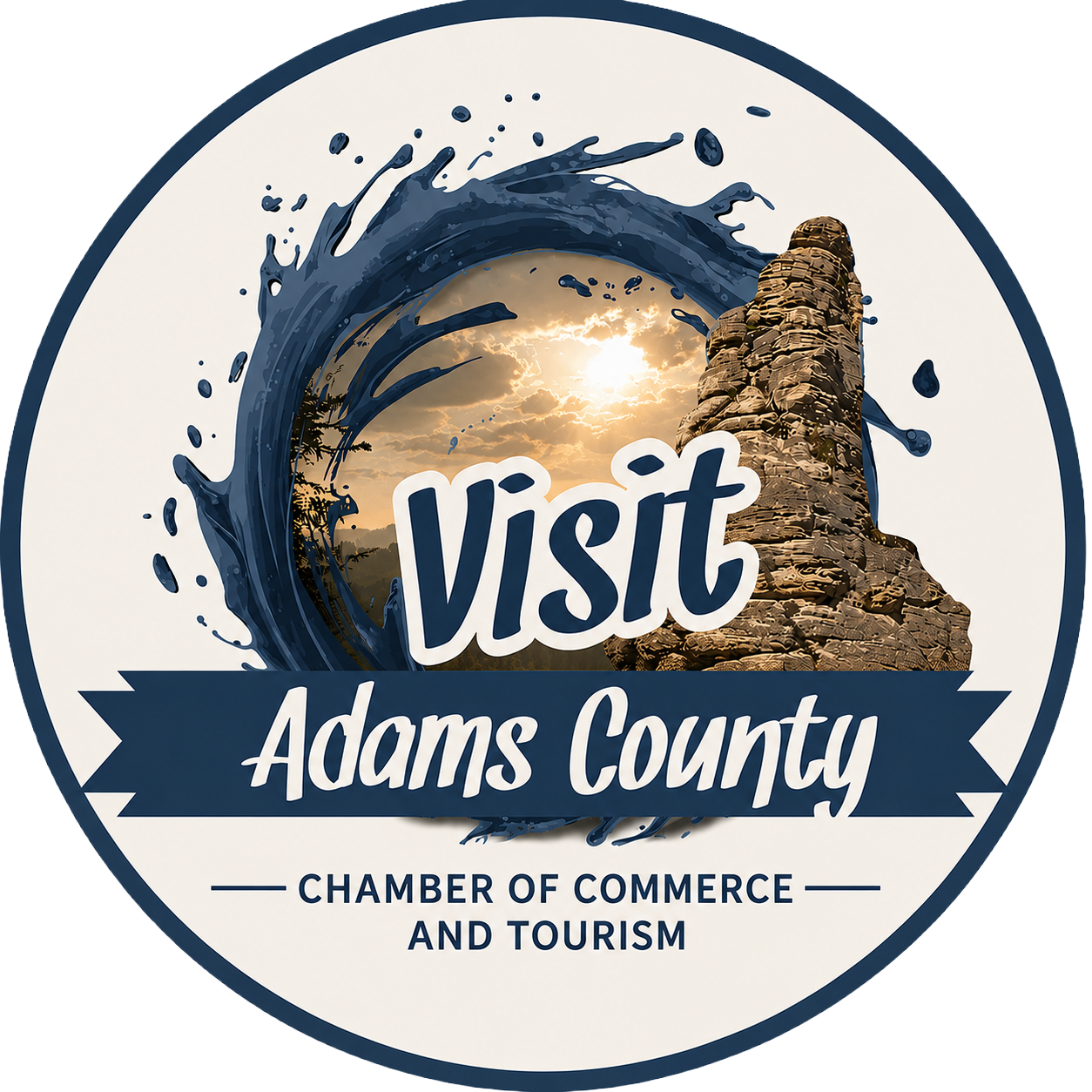 Visit Adams County logo