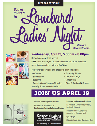 LOMBARD LADIES' NIGHT header image