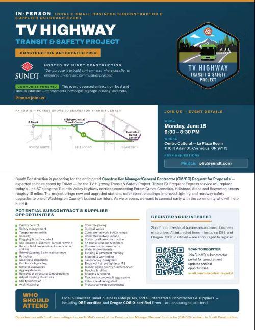 In-Person Outreach Event for Small Businesses and Local Sup header image