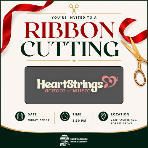 Ribbon Cutting at Heart Strings School Of Music header image