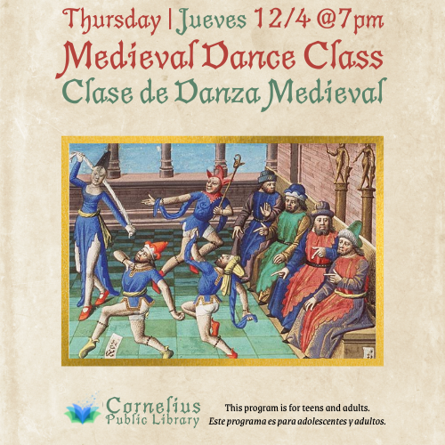 Medieval Dance Class | Clase de Danza Medieval header image