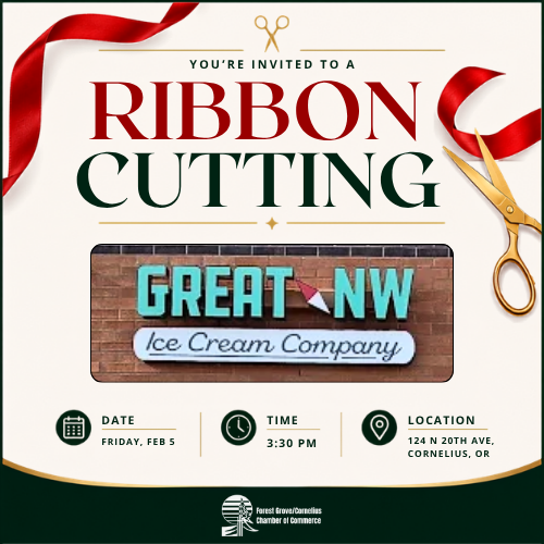 Ribbon Cutting @ Great NW Ice Cream Company header image