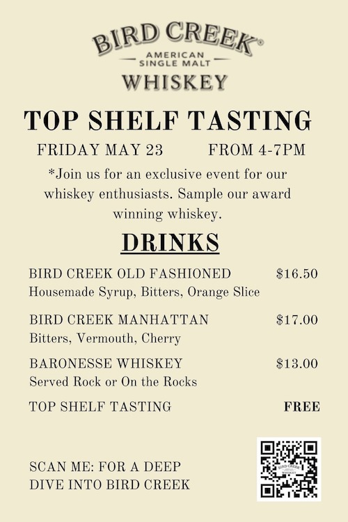Top Shelf Whiskey Tasting header image