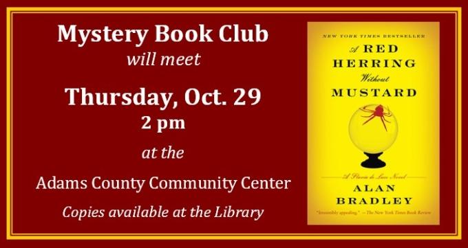 Mystery Book Club header image