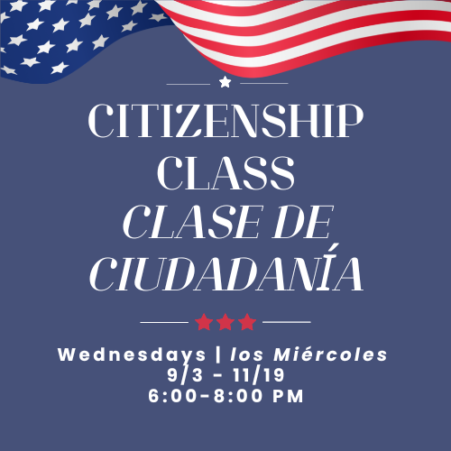Citizenship Class | Clase de Ciudadanía header image