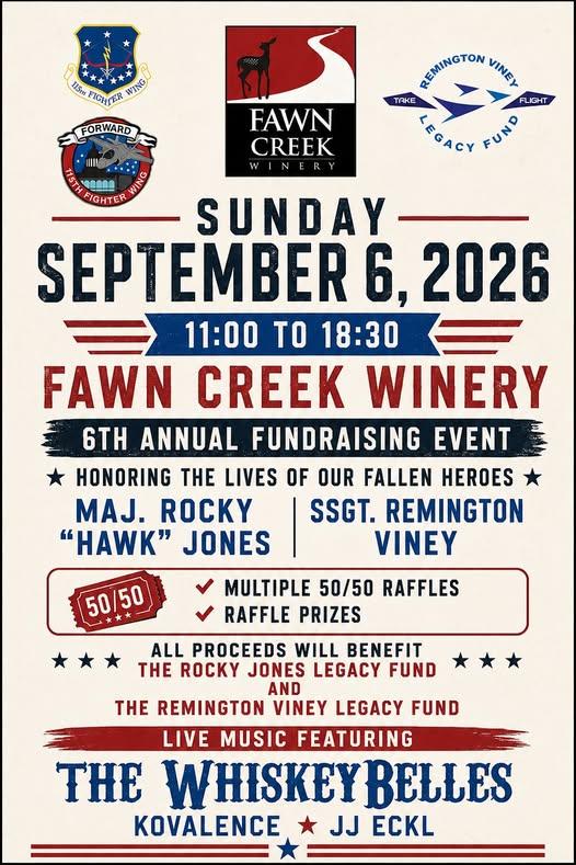 Fawn Creek Winery 6th Annual Fundraising Event header image