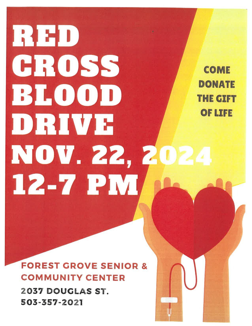 Red Cross Blood Drive header image