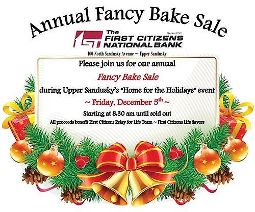 First Citizens Annual Fancy Bakes Sale header image