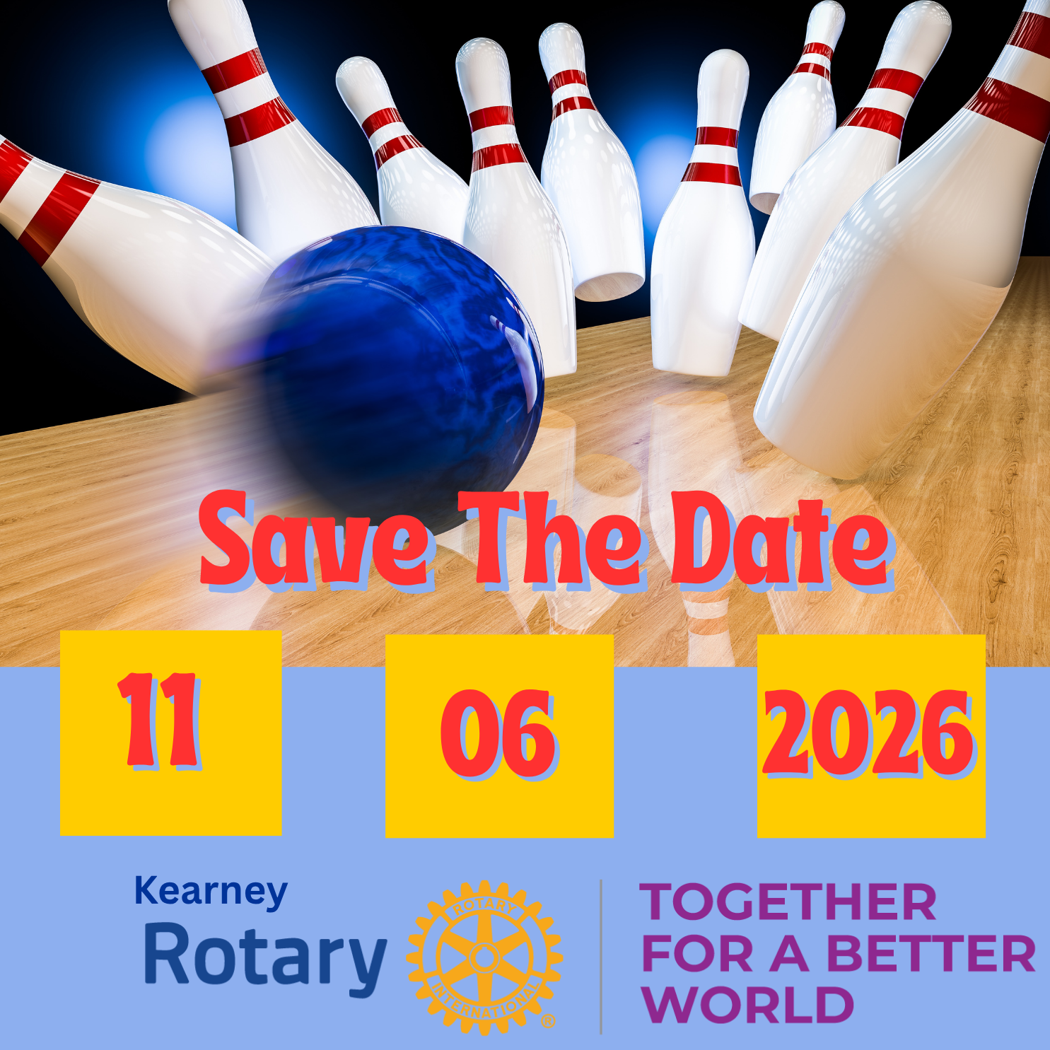 Rotary Club of Kearney Bowling Fundraiser header image