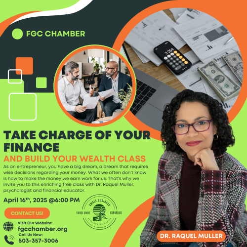 FGCCHAMBER - Take Charge of your Finance & Build your Wealth header image