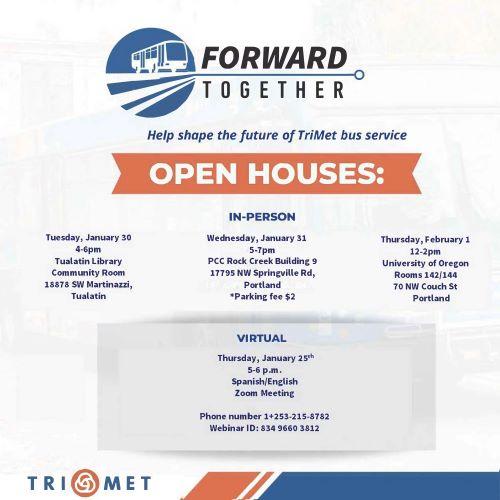 Forward Together Service Open House header image