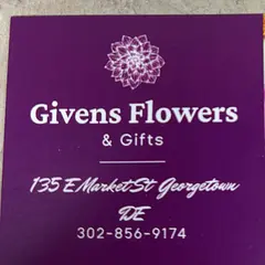 GIVENS FLOWERS & GIFTS logo