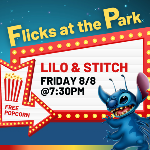 Flicks at the Park: Lilo & Stitch header image