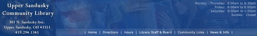 Story Time Pre School  Upper Sandusky Library header image