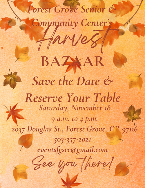Harvest Bazaar header image