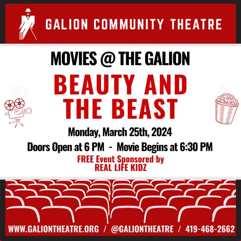 Movies @ The Galion: BEAUTY AND THE BEAST header image