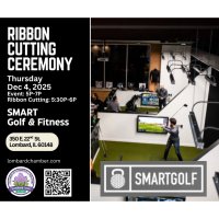 2025 Ribbon Cutting - SMART Golf & Fitness gallery image 1