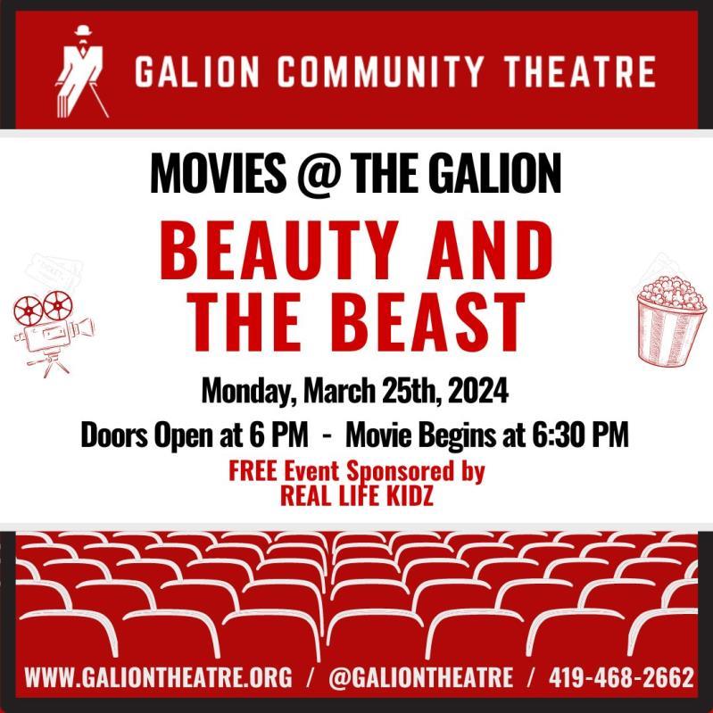 Movies @ The Galion: BEAUTY AND THE BEAST header image