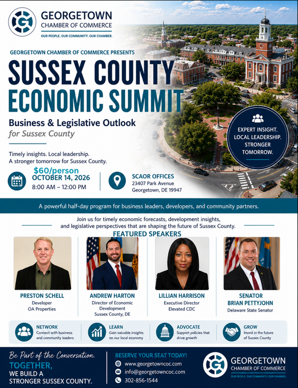 Sussex County Economic & Legislative Summit header image