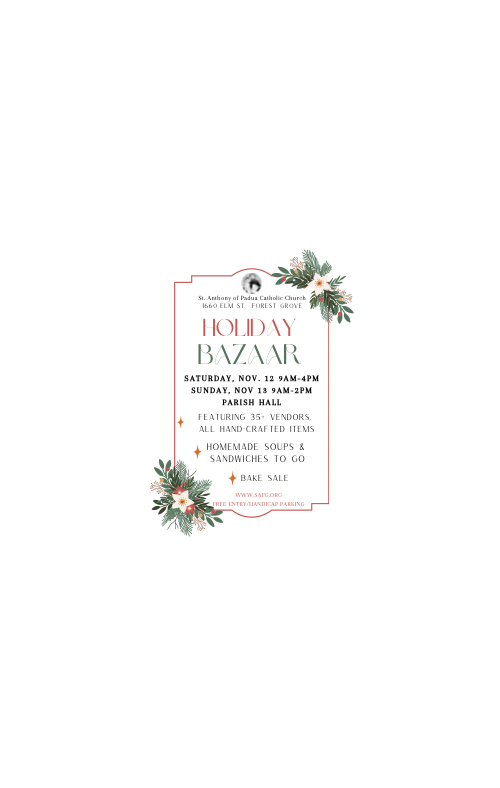 Holiday Bazaar header image