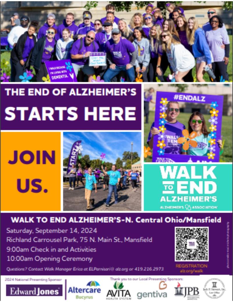 Walk to end Alzheimer's header image