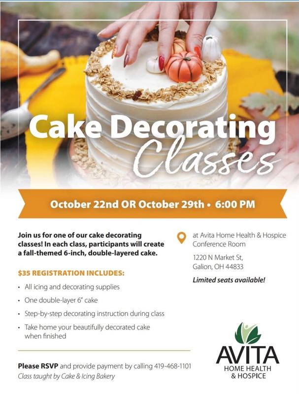 Cake Decorating Classes header image