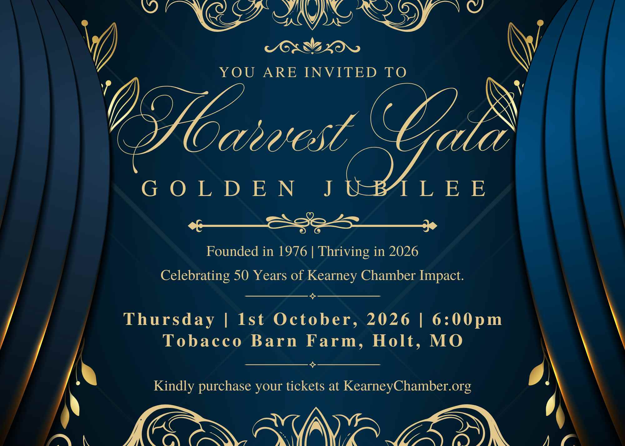 6th Annual Harvest Gala-Golden Jubilee header image