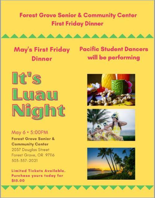 First Friday Dinner - Luau header image