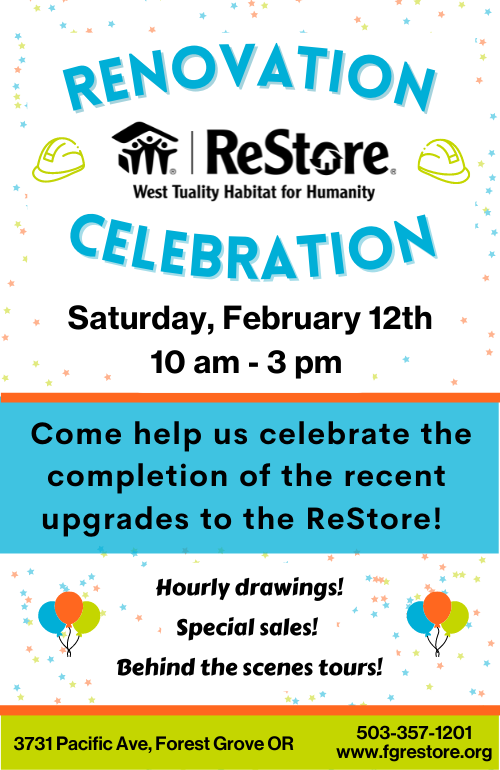 FG ReStore Renovation Celebration header image
