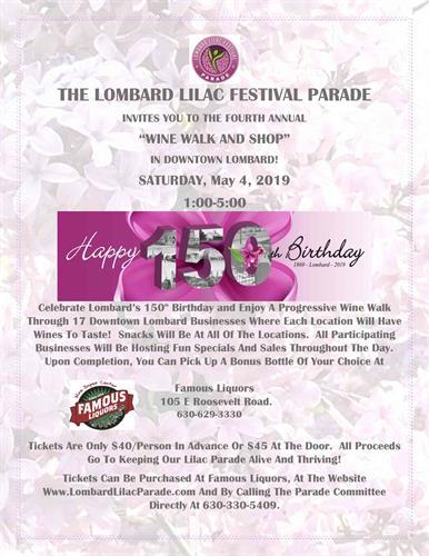 Spring Wine Walk and Shop header image