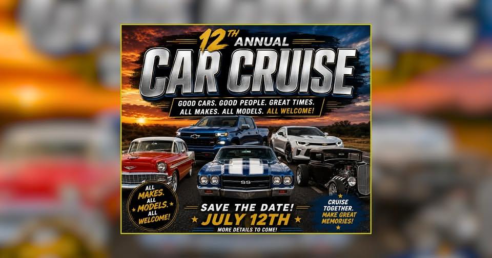 12th Annual A-F Motors Car Cruise  header image