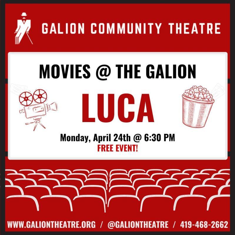 Movies at The Galion: LUCA header image
