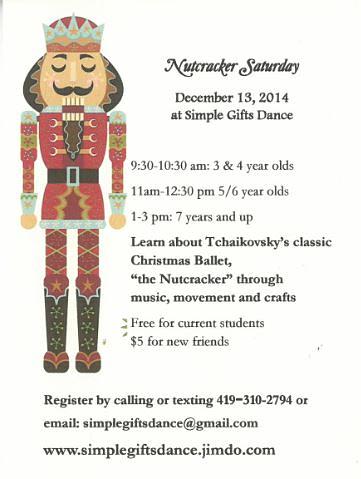 Nutcracker Saturday header image