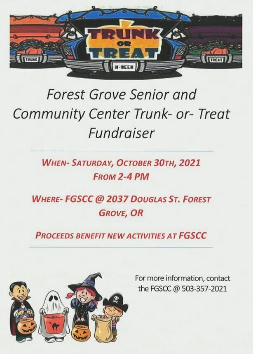 Senior & Community Ctr. Trunk or Treat header image