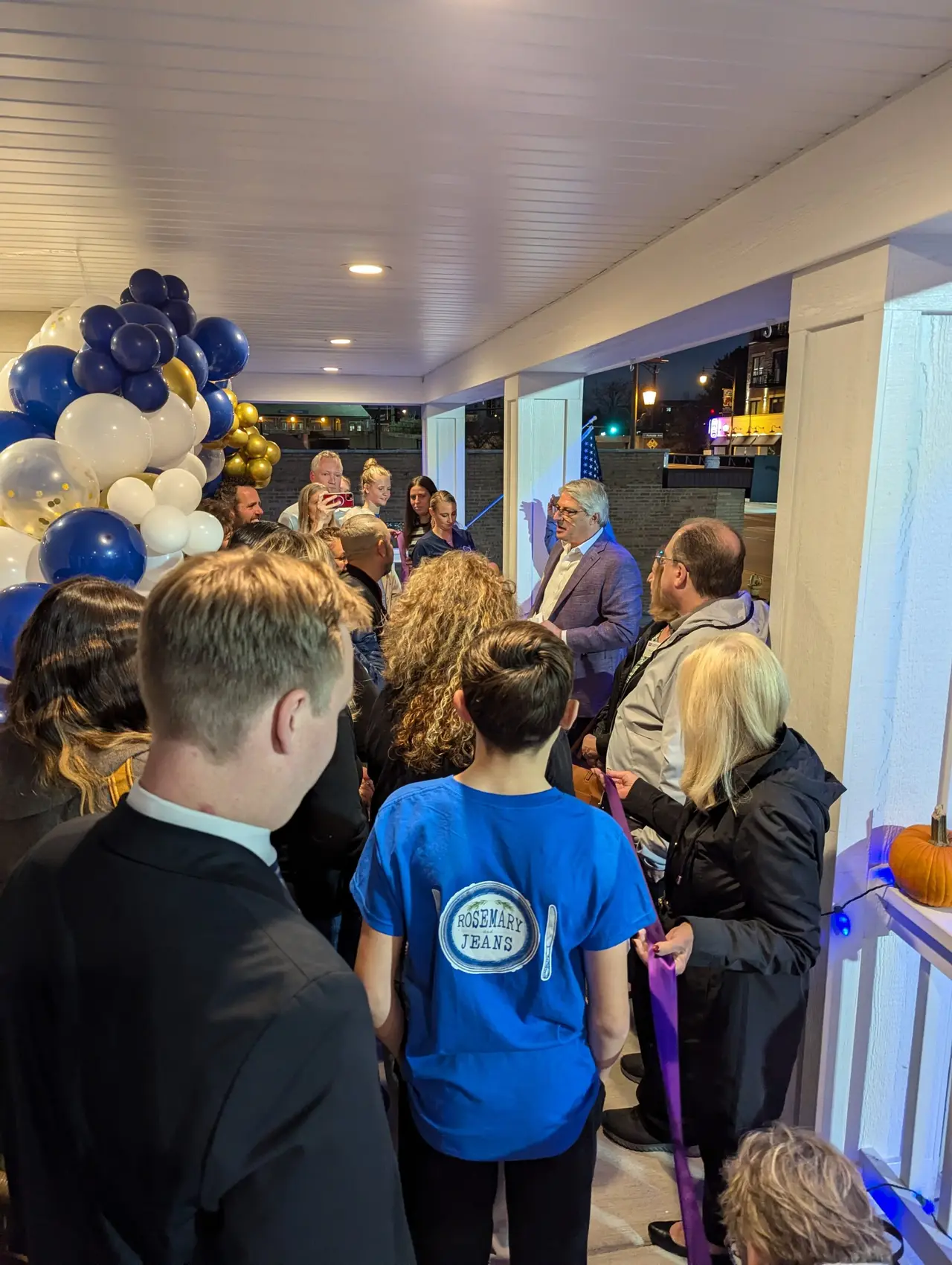 Guests gathered at a Lombard Chamber business event