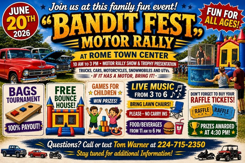 Bandit Fest Motor Rally header image