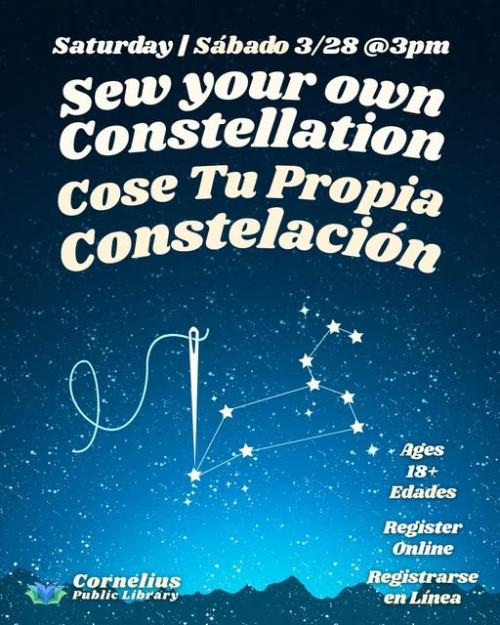 Sew your own constellation | Cose Tu Propia Constelacion header image